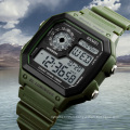 skmei 1299 japanese designer digital hand square watch